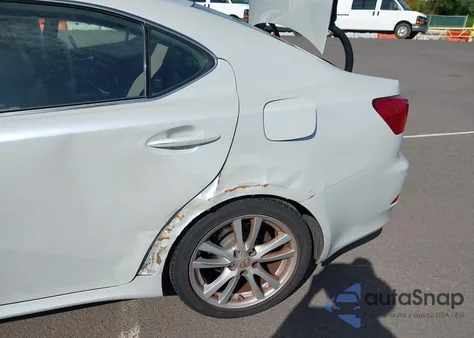 2006 Lexus Is 250 z USA, uszkodzony, nr VIN JTHBK262465007387